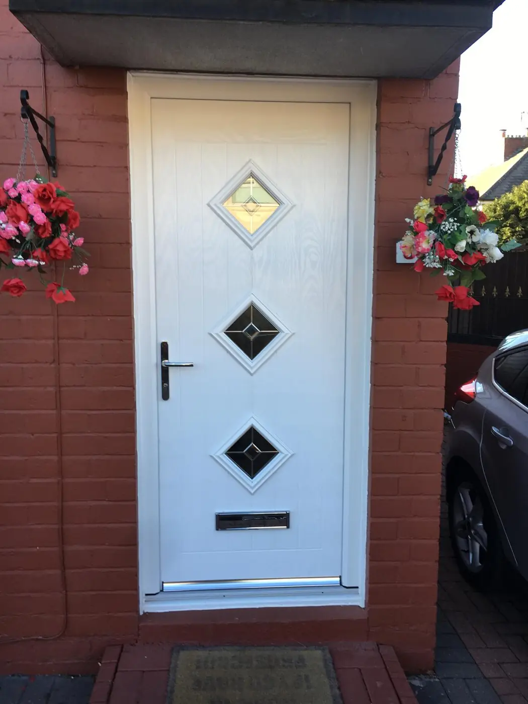 Composite entrance door